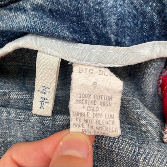 Vintage 90s y2k overalls denim jean straight leg square neck utility cargo small - Picture 2 of 16